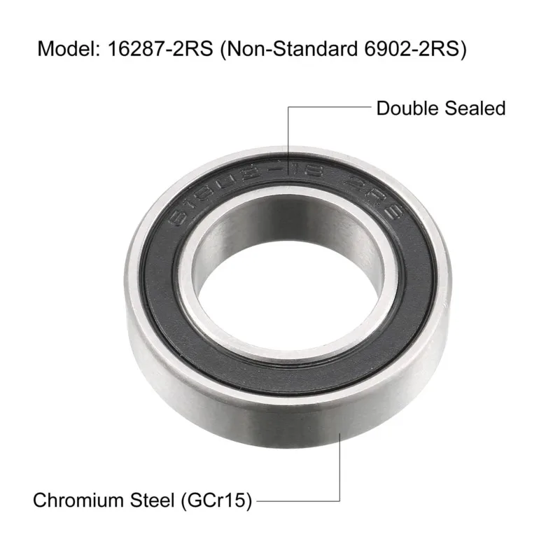 5/10Pcs 16287 2RS 16x28x7mm 6902-16-2RS 16287RS MR16287 Ball Bearing MR16277 16277 2RS 16x27x7 Mountain Bike Road Hub BB Bearing