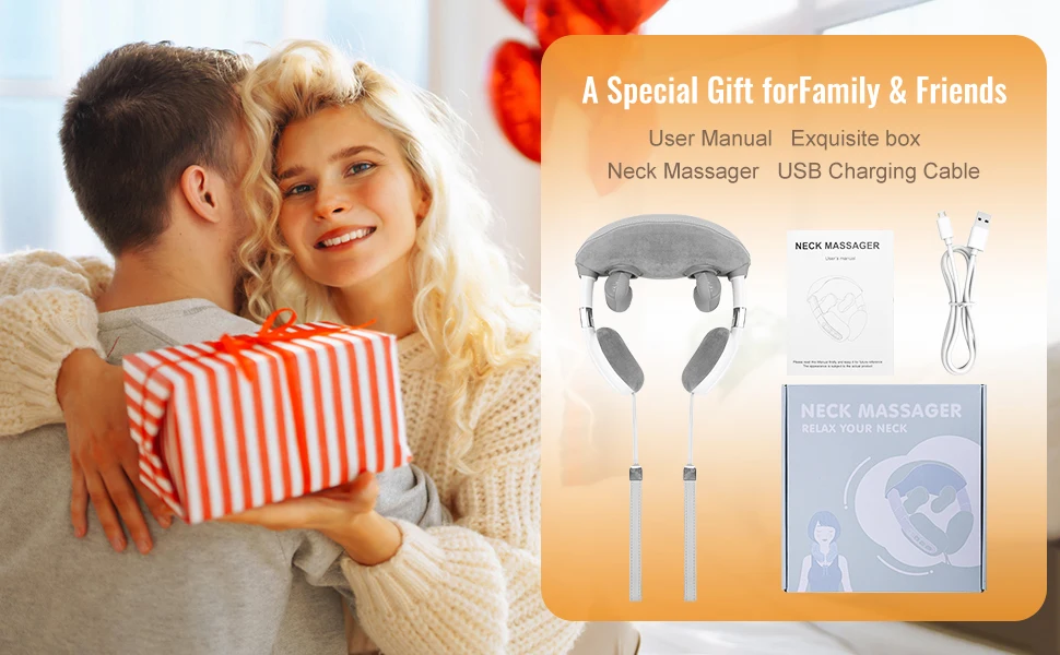 مدلك كتف الرقبة 4D العجن وسائط متعددة قابلة للشحن مدلك الرقبة مع مدلك الرقبة الحرارة مع مدلك الكتف الحراري #5