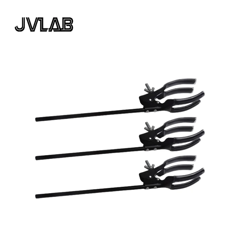 Laboratory Universal Clamp Four-Jaw clamp Flask Clamp Condenser Tube Clamp Anti Slip Rubber