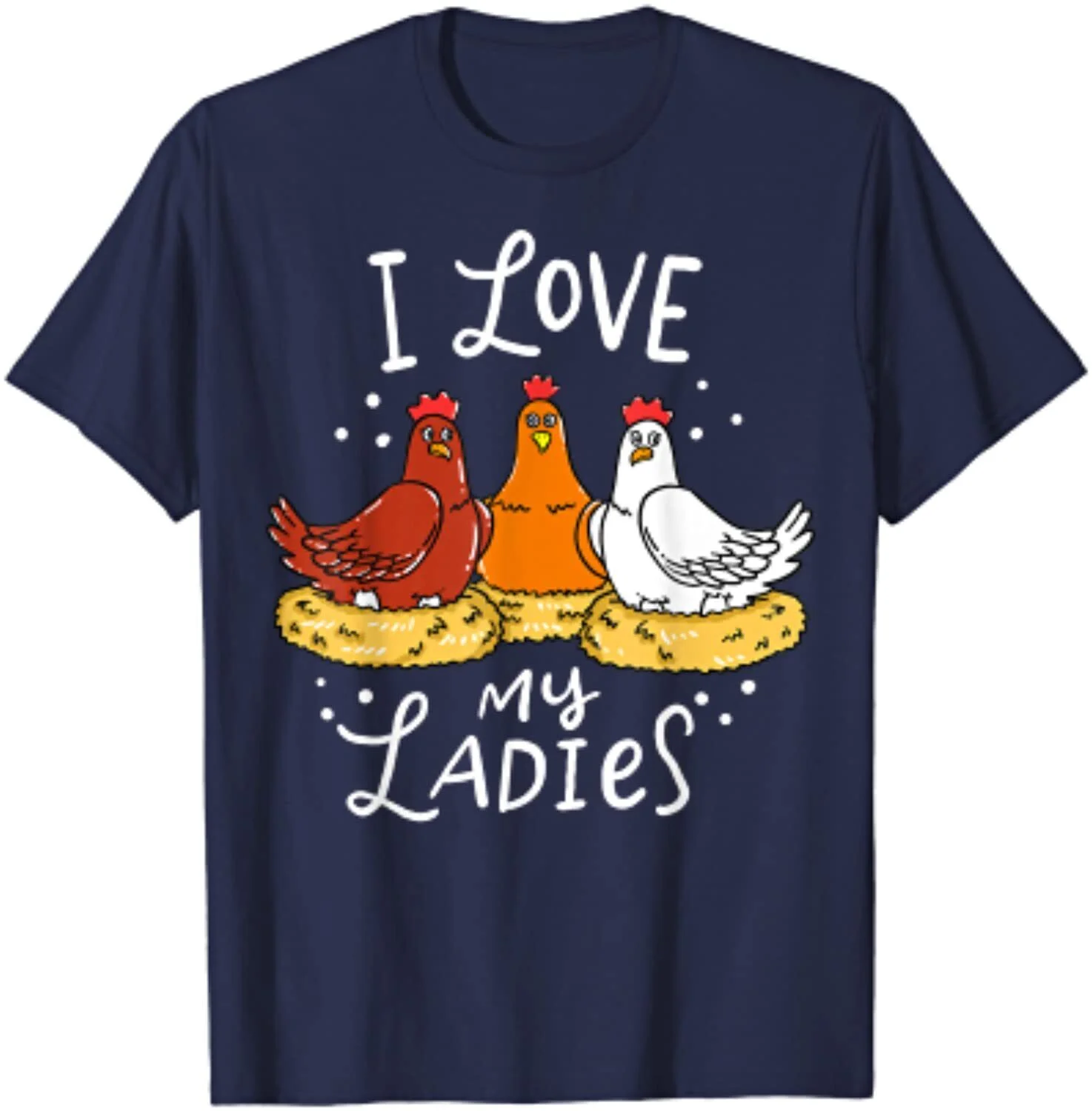 Chicken Chicks Eggs Farmer Funny Gift Unisex T-Shirt