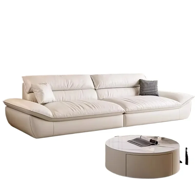 for Italian minimalist large deep seating sailing sofa living room small apartment simple modern light luxury home straight