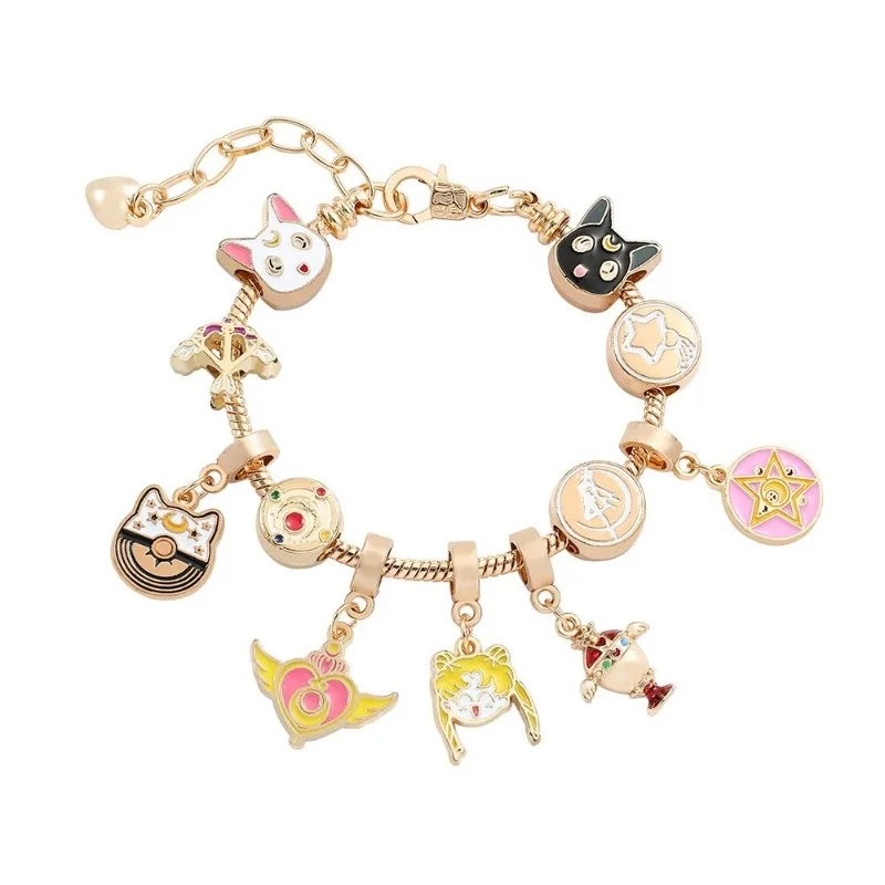 New Sailor Moon Bracelet Peripheral Bracelet High-Looking Bracelet Fashion Accessories Personalized Fashion Cute Festival Gift