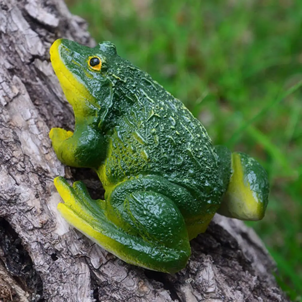 Mini Frog Figurine Garden Indoor Outdoor Decoration Art Ornaments