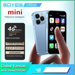 SOYES-Smartphone XS16 Mini Android 10.0, téléphone portable, 3 Go de RAM, 64 Go de ROM, 4G, écran 3 pouces, appareil photo 5MP, lecteur multimédia