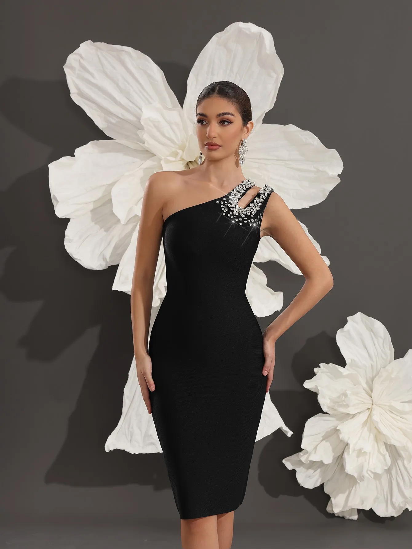 

Bandage Dress Luxury 2025 High Quality Bandage Dresses Elegant Party Dresses Woman Fashionable Evening Dress