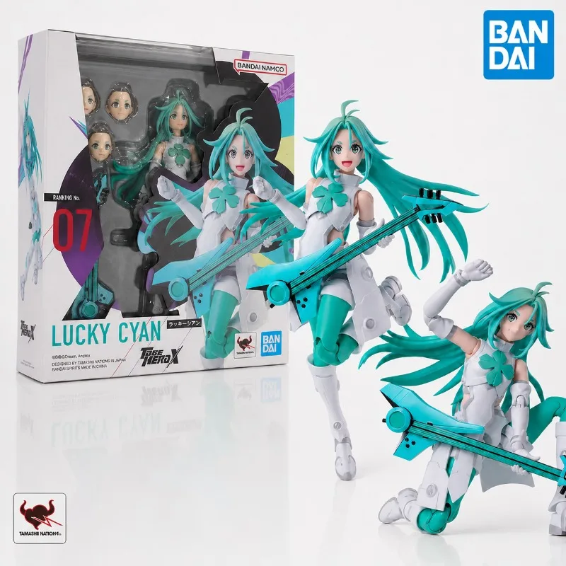 

Bandai SHF To Be Hero X Lucky Cyan Ranking No 07 Anime Action Figure S H Figuarts Collectible Toy