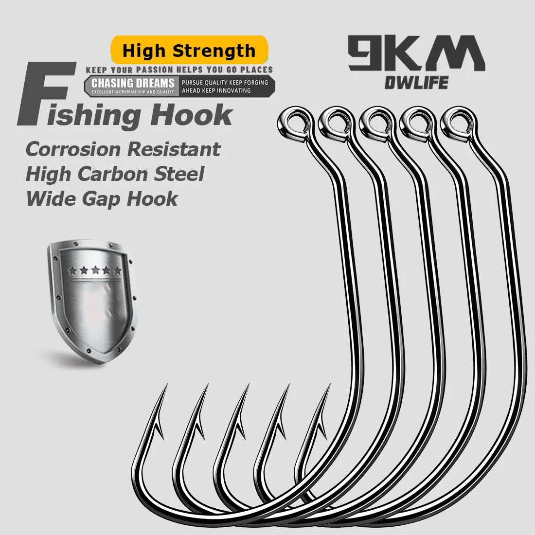 9KM Wacky Jig Hook …