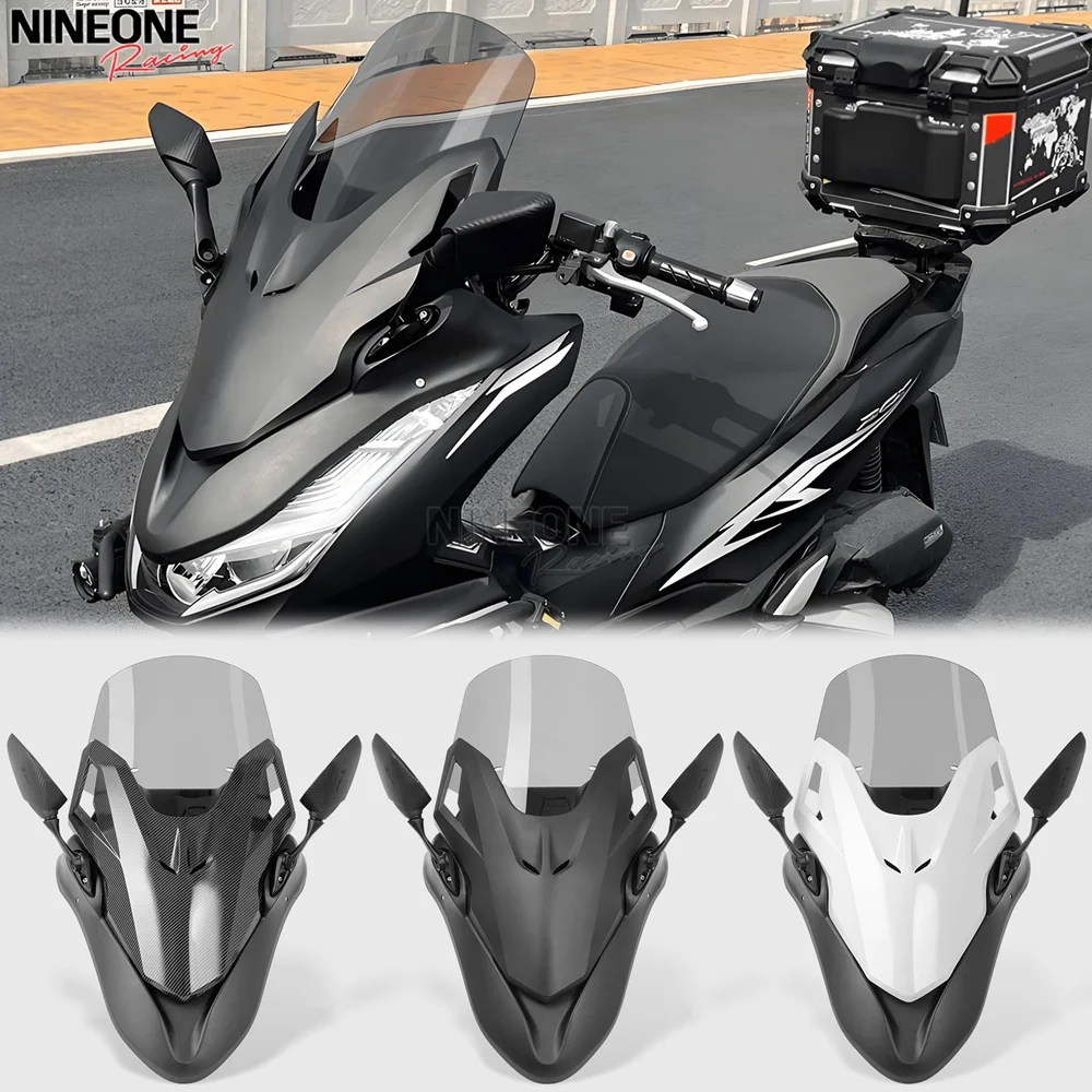 

For Honda PCX160 2021-2024 Modified Face Mask Windshield Rearview Mirror Motorcycles Accessories Moto Accesorios Windshield Wind