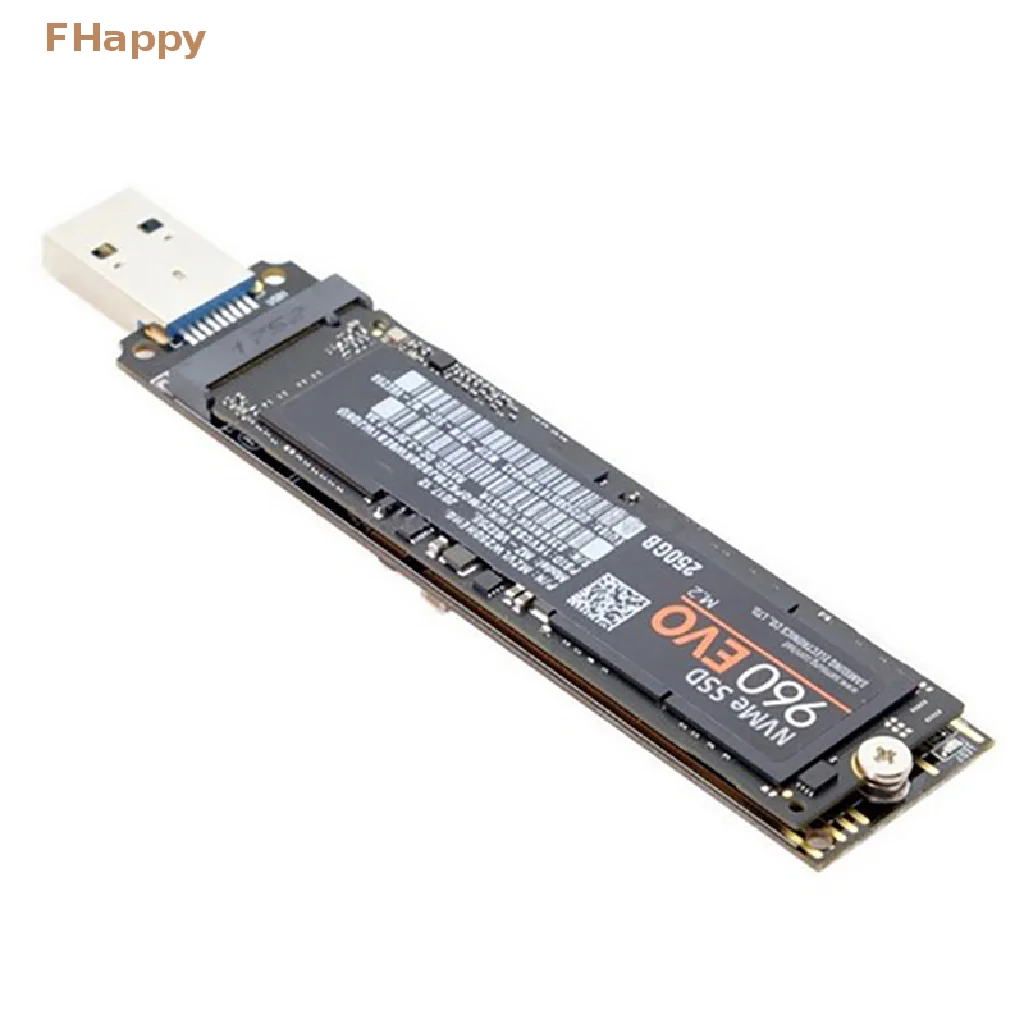 

M.2 to USB 3.1 SSD Adapter M.2 NVME PCIe SATA Dual Protocol RTL9210B SSD Board for 2230 2242 2260 2280 NVME SATA M.2 SSD Adapter