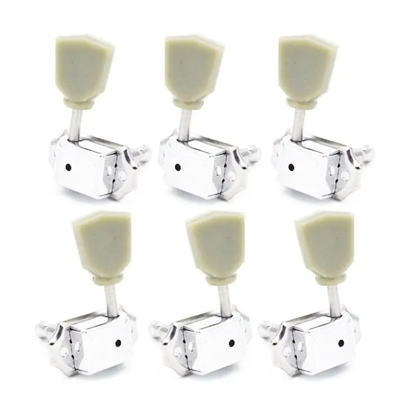 

ABVH-6Pcs Vintage Style Guitar Tuning Pegs Tuners 3L3R Compatible With Guitar Spare Parts