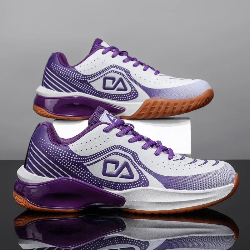 Unisex Badminton Shoes Lightweight Breathable Sneakers Anti-slip Wear Resistant Training Volleyball Table Tennis Sport Shoes
