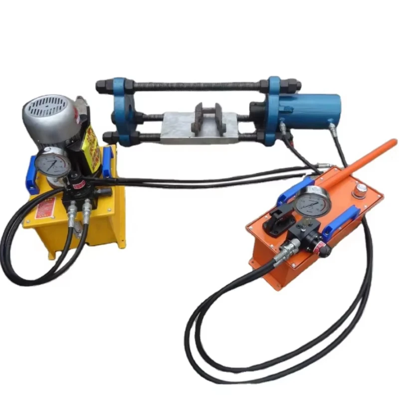 Hydraulic crawler pin press 3,922kN/400T portable hydraulic press for excavators, bulldozers