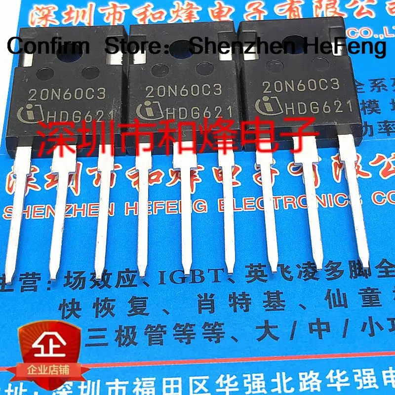 5PCS-10PCS 20N60C3 SPW20N60C3  TO-247 600V 20A Best QualityFast Shipping Quality