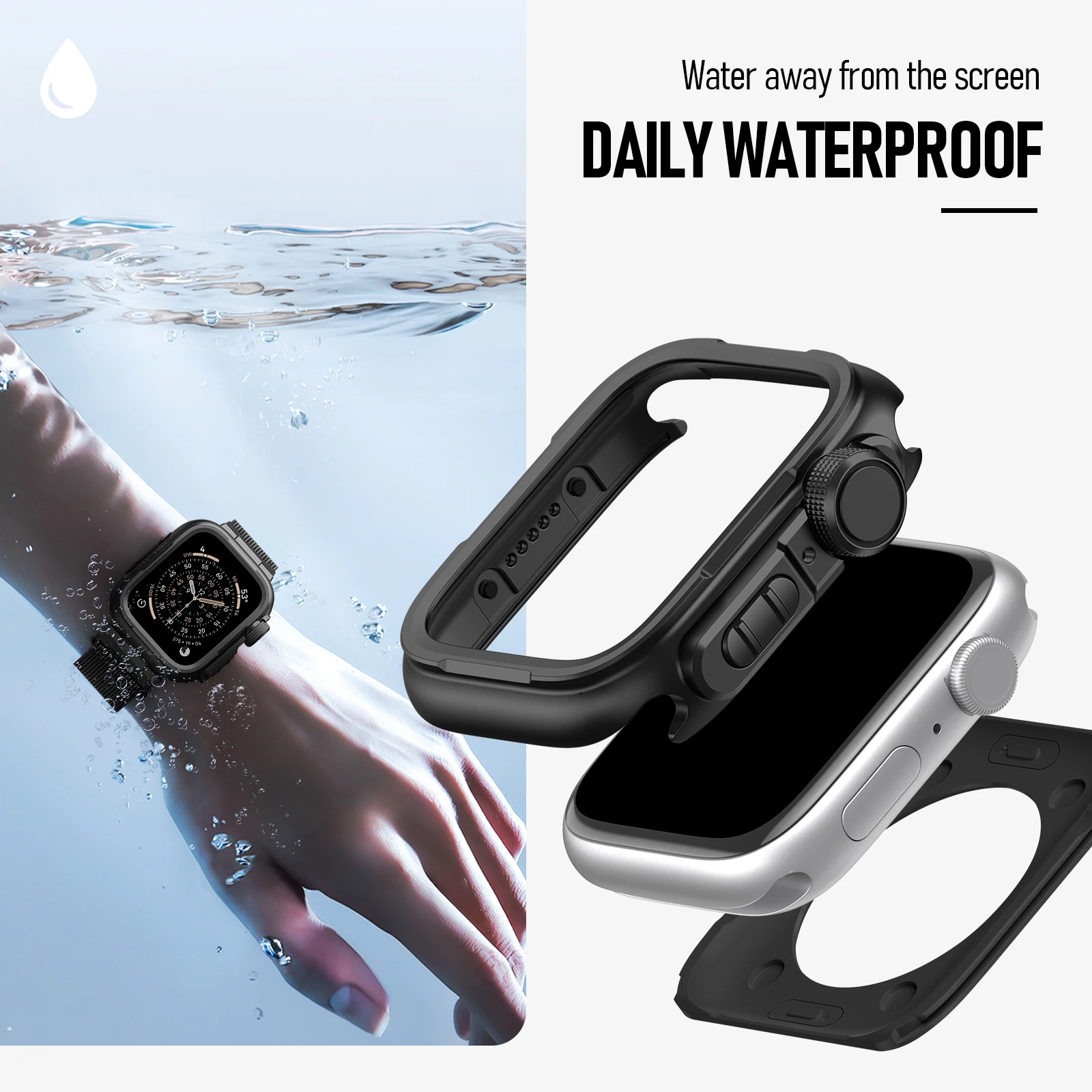 Luxury Stainless Steel Case For Apple Watch Ultra 3 2 1 49mm Metal cover For iwatch Series 11 10 46mm 9 8 7 6 5 SE 4 45MM 44MM image 4