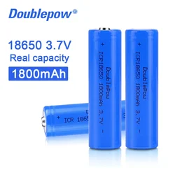 100% oryginalny Doublepow wysokiej jakości 18650 3.7V 1800mah akumulator litowo-jonowy akumulator do latarki itp