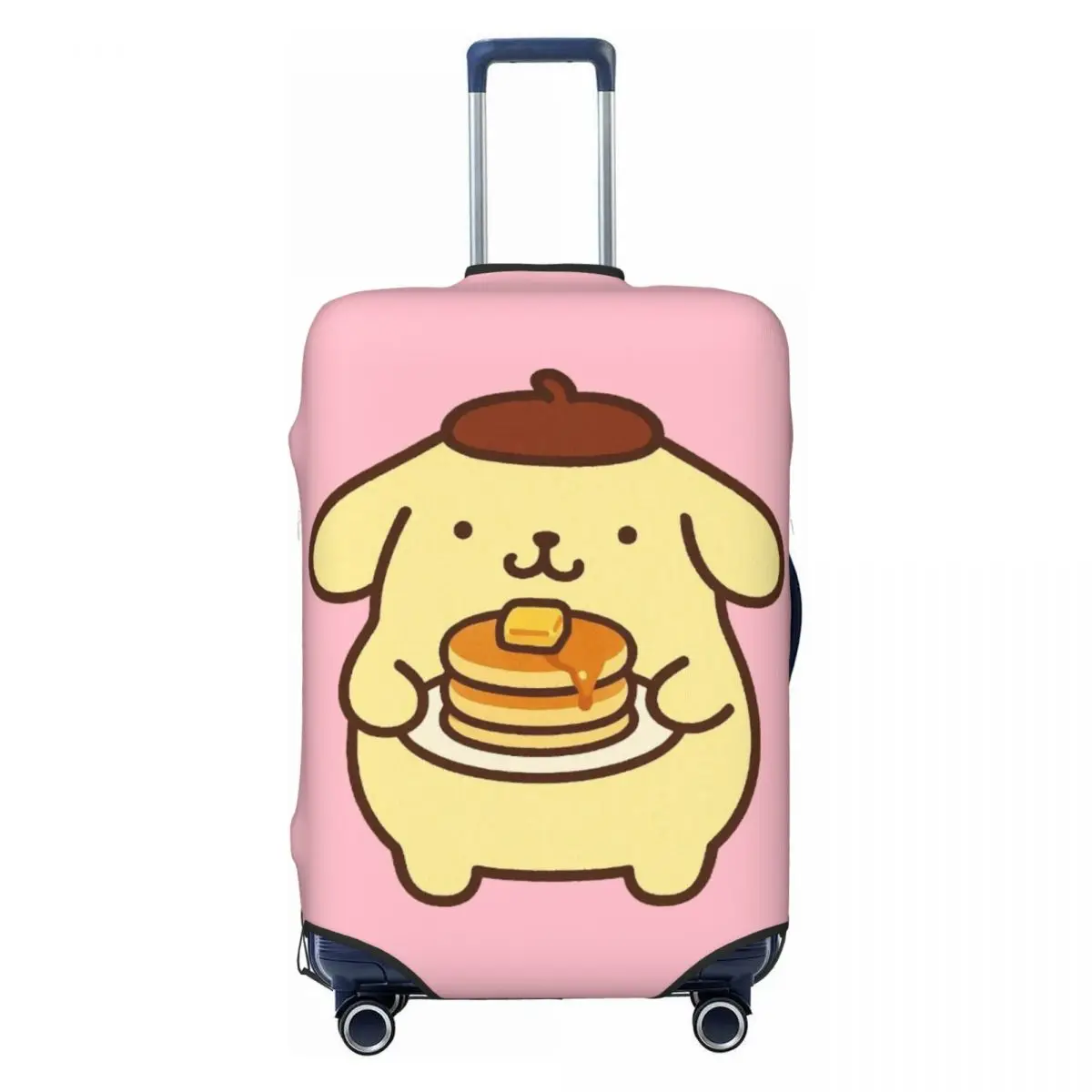

Custom Pompompurin Cake Travel Luggage Cover Dust Proof Suitcase Cover Protector Fit 18-32 Inch