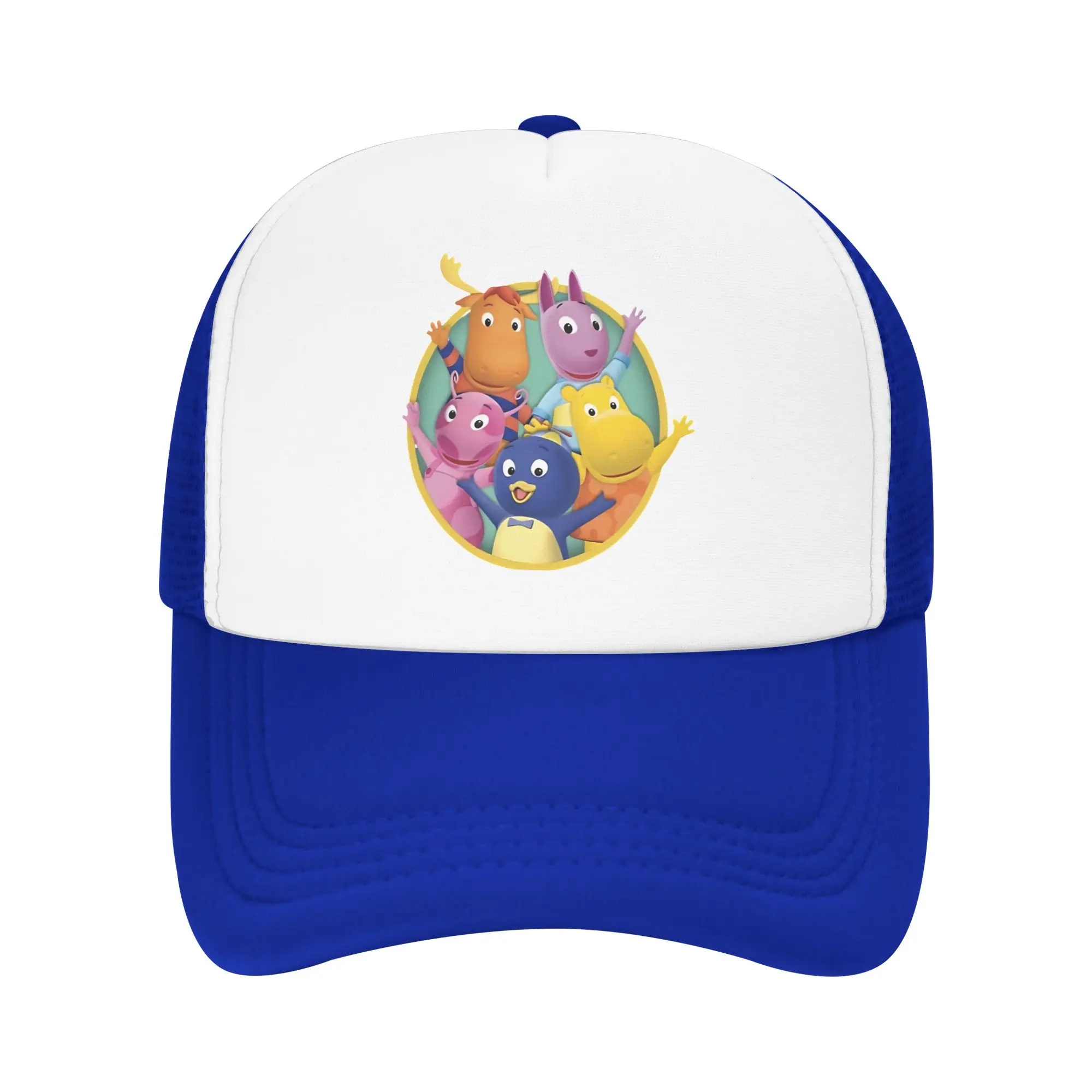 Pablo Backyardigans Mesh Sun Cap Outfit for Men Women Adjustable Snapback Mesh-Back Summer Outdoor Caps