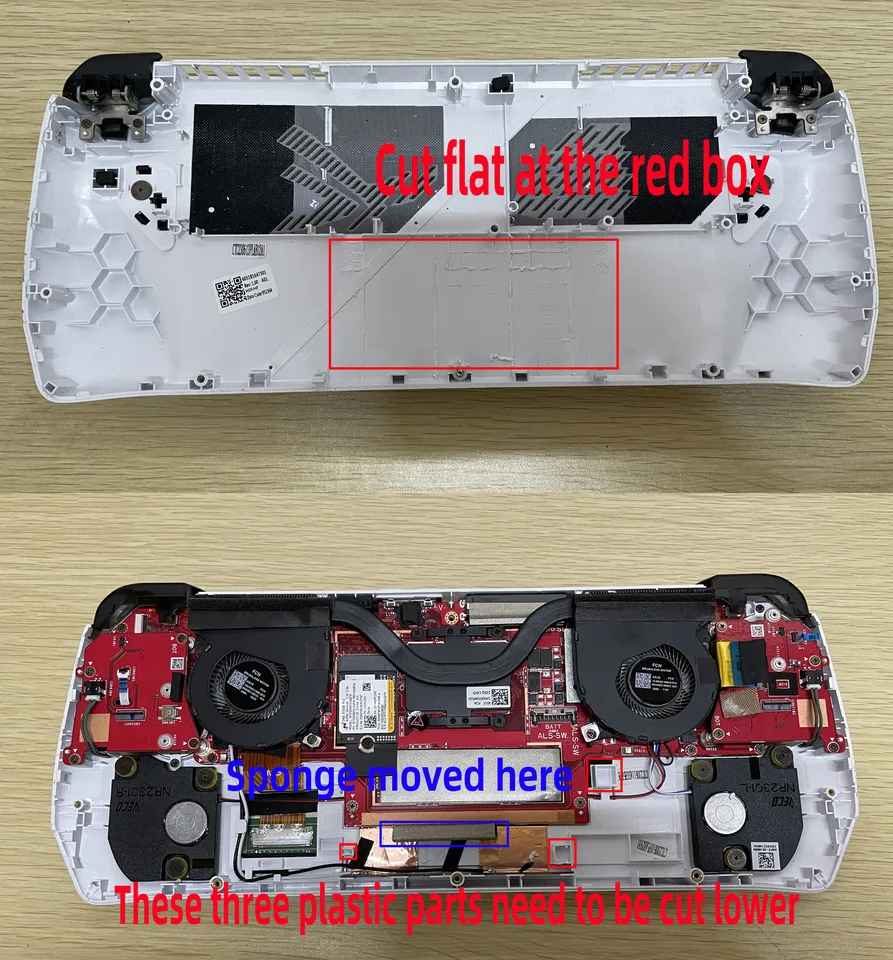 ROG Ally RC71L用純正バッテリー For ASUS ROG ALLY replacement battery expansion battery with a