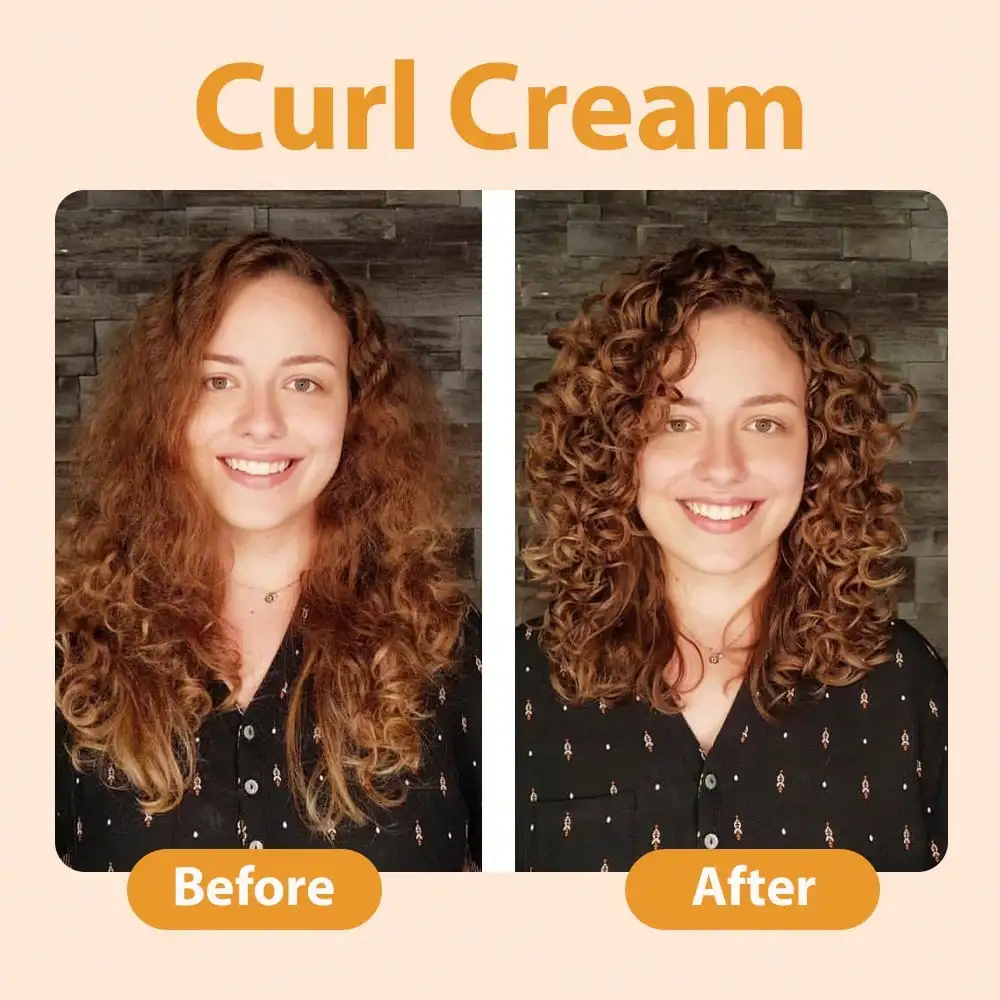 كريم تجعيد لجميع أنواع التجعيد - يرطب ويحدد عميقًا للشعر، ويعزز اللمعان، وعلاج ترك لتقليل التجعد #3