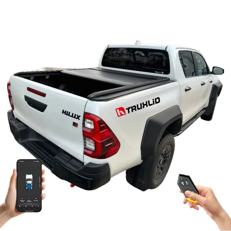 

Electric Power Retractable Tonneau Truck Bed Cover for Hilux Revo 2015-2025 Ranger Model with Locking Function