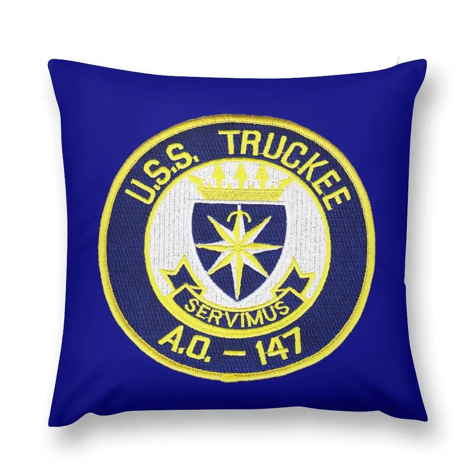 

USS TRUCKEE (AO-147) SHIP'S STORE Throw Pillow Cushion Cover For Sofa Cushions For Sofa Luxury Pillow Case Couch Pillows pillow