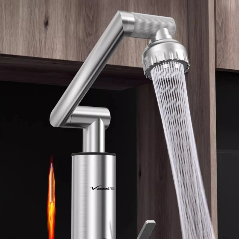 Instant Electric Faucet - Quick-Heating, 360° Swivel, Kitchen/Home Use, Hot & Cold Dual Mode