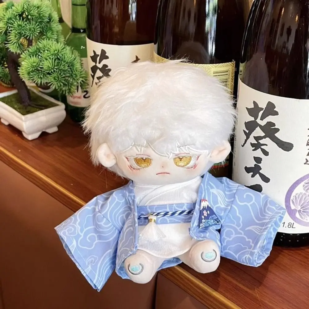 Vêtements de poupée Cool 20CM pour enfants, cadeau d'anniversaire pour enfants, Kawaii, Adorable Kimono japonais, accessoires de Costume à la mode de haute qualité, 3 pièces/ensemble