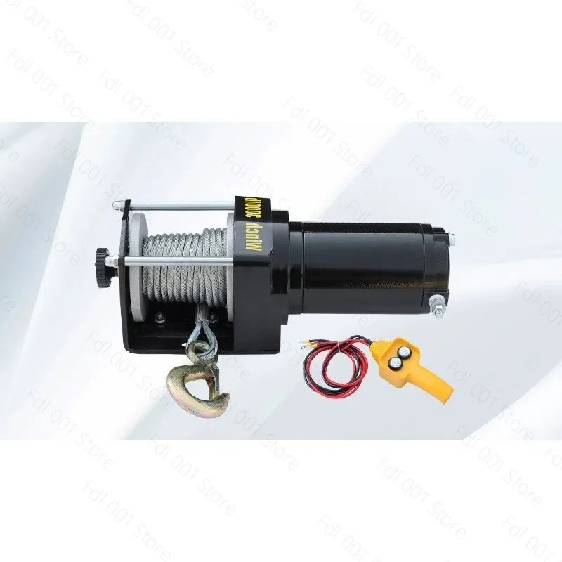 12v/24v 3000lb Beach Buggy Winch DC Winch Wire Rope Winch