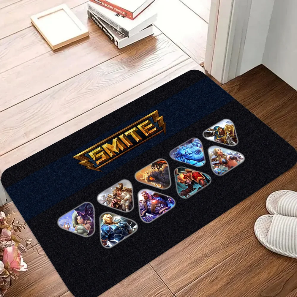 1pc Smite Floor Mat Doormats Home Carpet Foot Mat Bathroom Absorbent Mats Anti-Slip Mats Home Decor