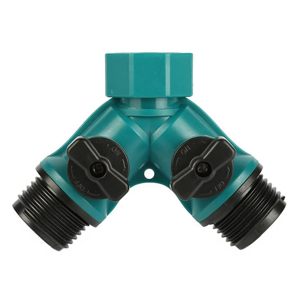 Streamline Your Gardening Tasks 2 Way Garden Hose Splitter, YType Watering Connector Distributor for Outdoor Tap
