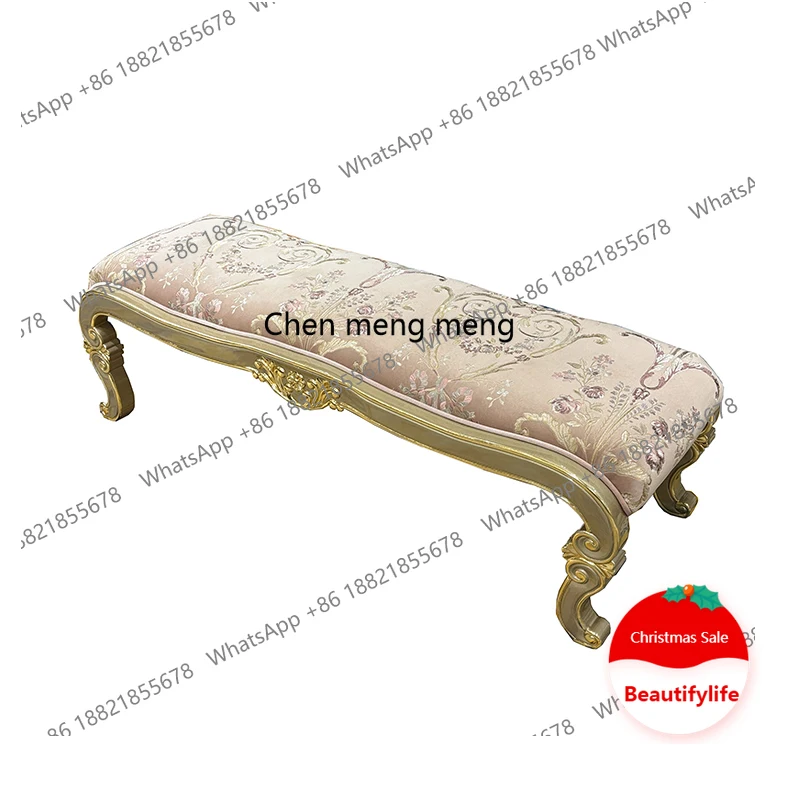

Французский табурет, европейский тканевый косметический диван, новое кресло с вышивкой, ленивый стул, табурет для пеленания обуви для спальни