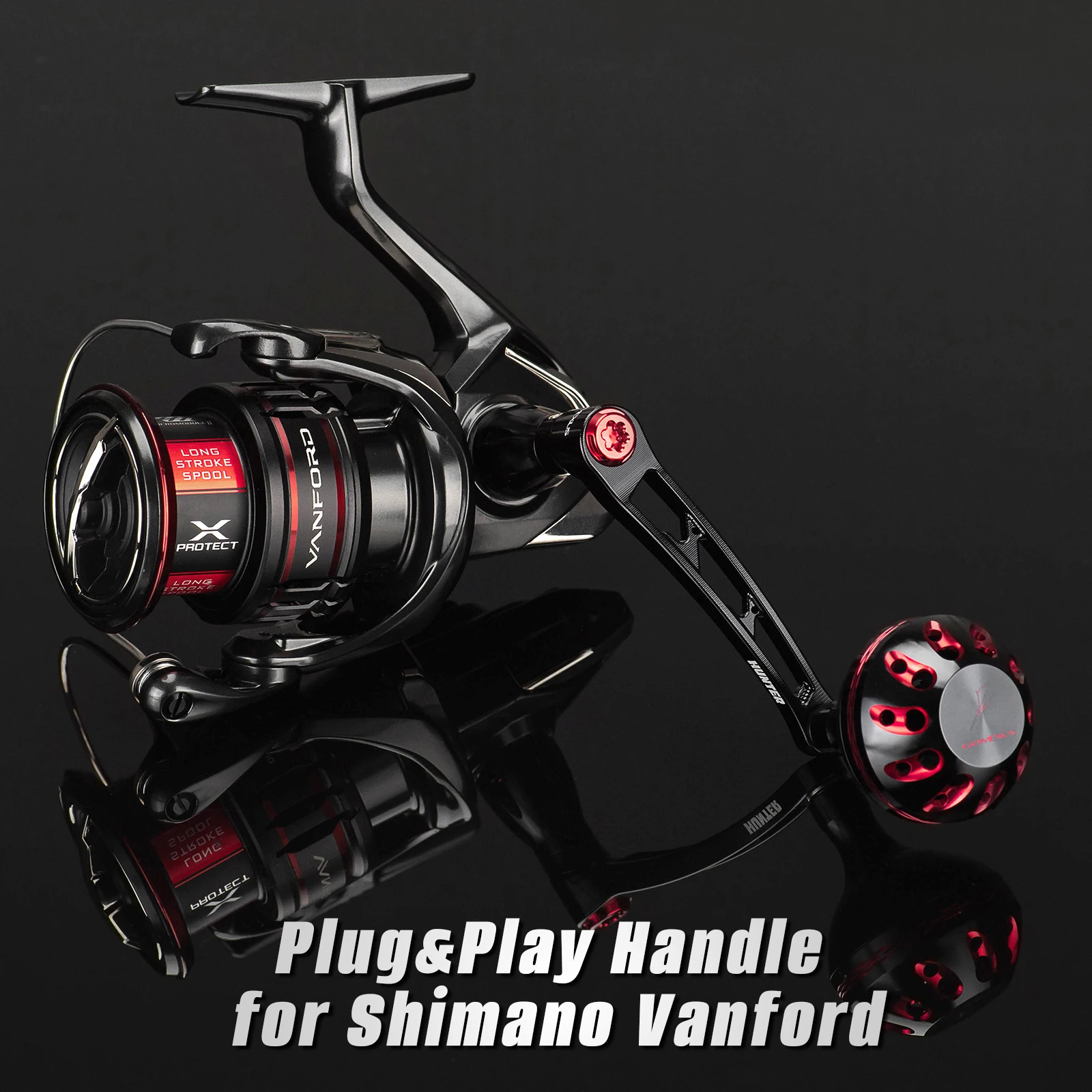 مقبض طاقة GOMEXUS لـ Shimano Stradic FL FM Stella Vanford Sephia Vanquish Nasci Twinpower XD 2000-5000 بكرة دوارة