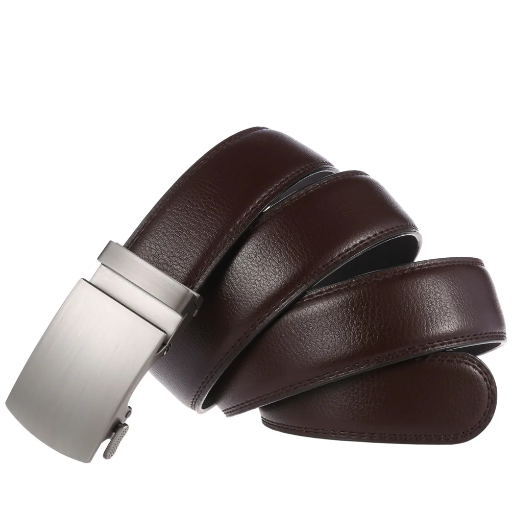 Männer Gürtel Echtes Leder Strap Männlich Bund Automatische Schnalle Business Gürtel für Männer Hohe Qualität Gürtel Gürtel Für Jeans – Detail 6