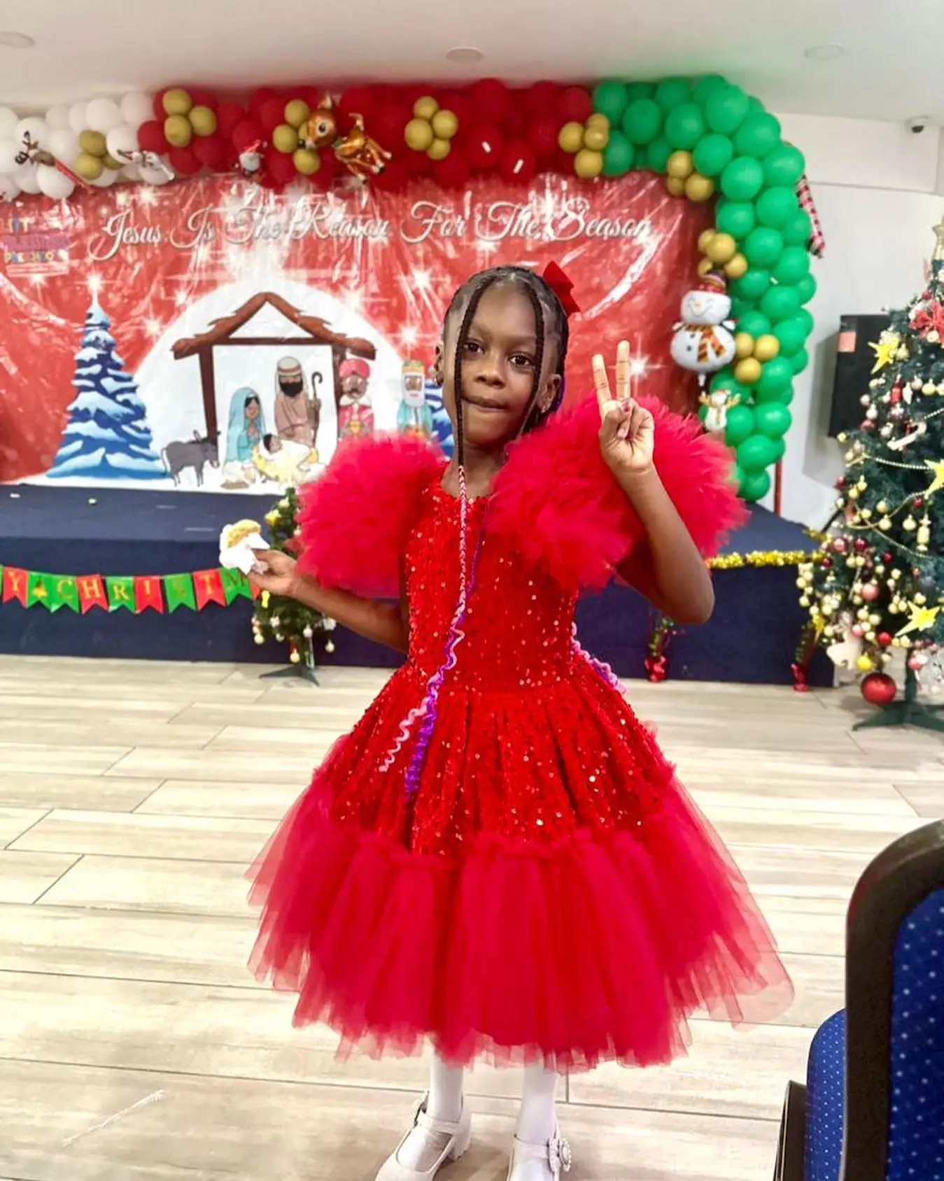 Robes de fête d'anniversaire à paillettes rouges pour filles, robes de demoiselle d'honneur longueur thé à volants, robes de princesse pour bébé enfants, tout ce qui est pour séance photo