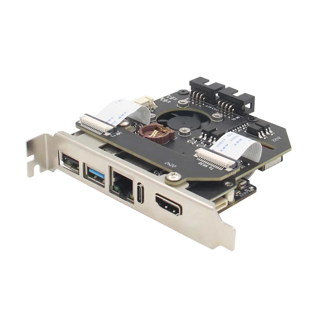!Top ขาย PiKVM-A8 ชุด KVM-A8 รุ่น PCIe สําหรับ 4 รุ่น B KVM over IP สนับสนุน KVM V3 PoE ATX -Compatible