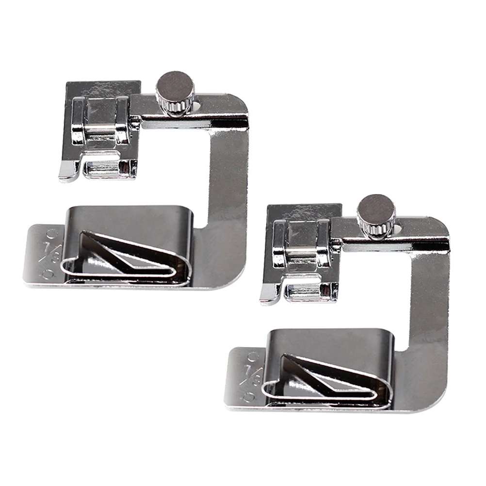 ماكينة خياطة كهربائية قطعة قدم الضغط في ماكينة الخياطة 7/8 بوصة معدنية لآلات منزلية ذات ساق منخفضة توالت حافة القدم أقدام الضغط في ماكينة الخياطة