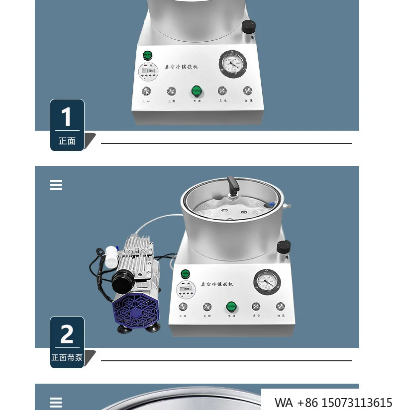 آلة الفسيفساء الباردة متعددة المحاطات W-290 - معدات المختبرات لعينات الميتالوغرافية #2