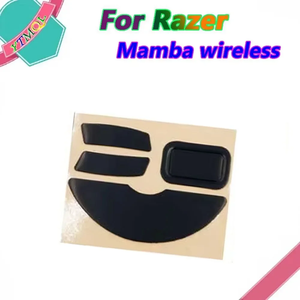 20-100set Mouse Feet Skates Pads For Razer  Mamba wireless Mouse White Black Anti skid sticker replacement connector view 6