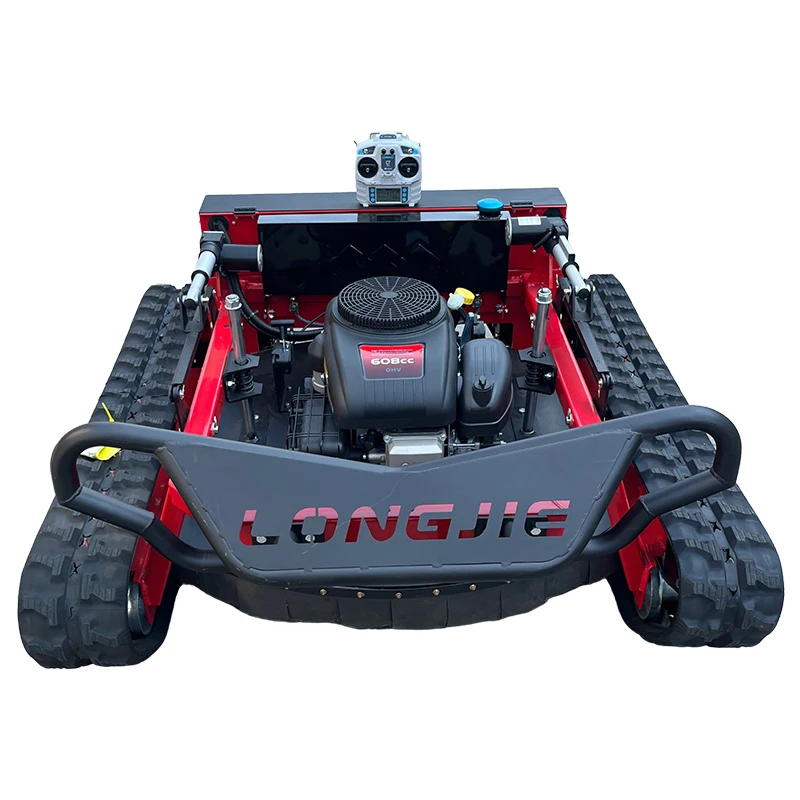 롱 지에 608-90A DIY 산업용 자동 잔디 깎기 기계 원격 제어 트랙터
