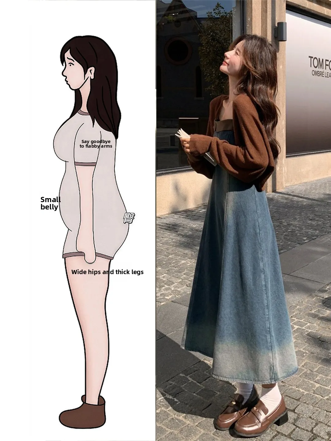 

Spring Faion plus Size Knitted Cardigan And Denim ter Dr Set for Women Retro Sle Long Sve Polyester Casual Wear