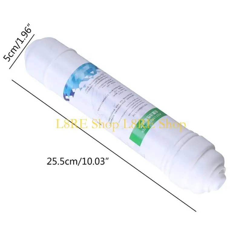 L8RE Coconut Activated T33 Carbon Post Water Filter Cartridges 10 inch Smell Remover