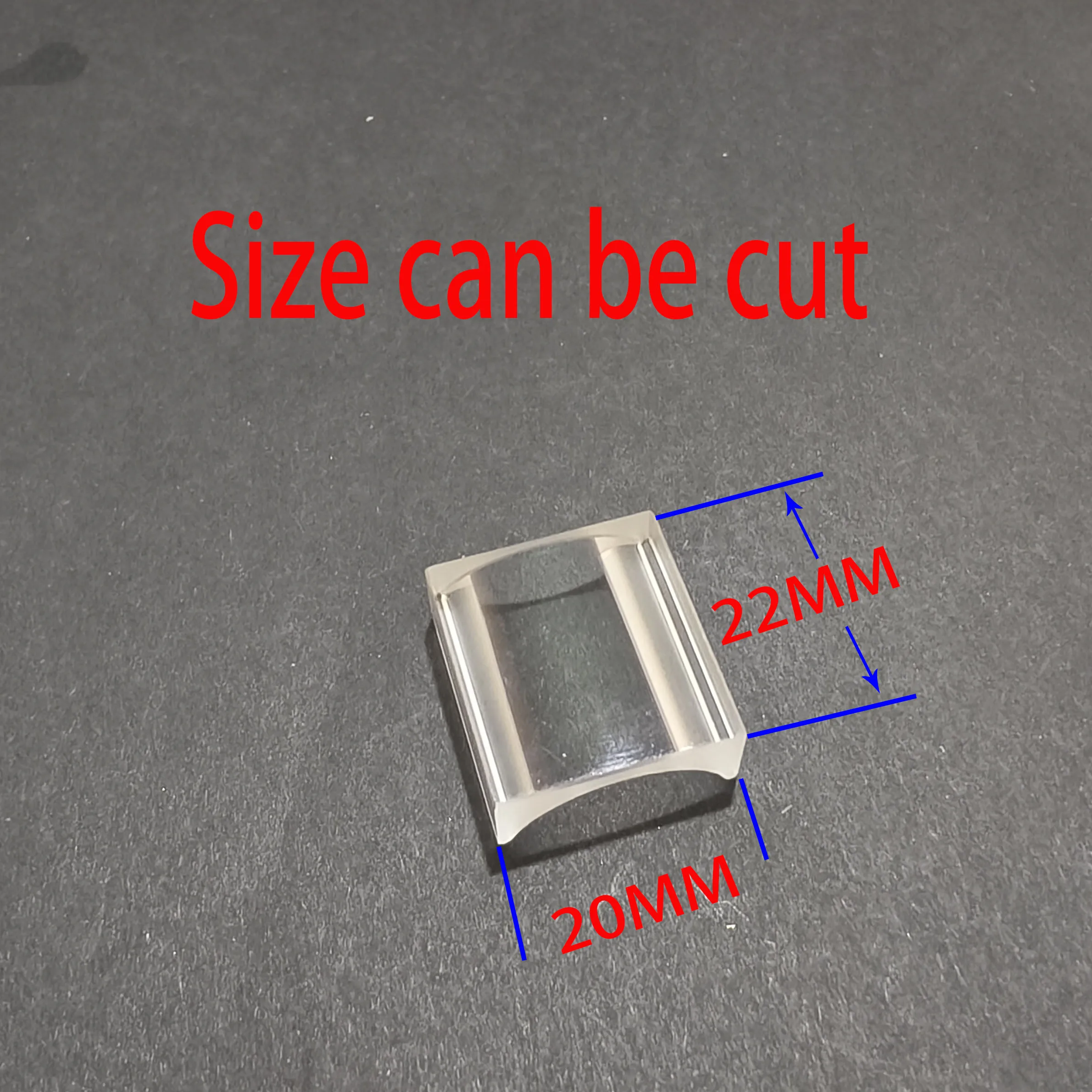 

Optical cylindrical lens, cylindrical mirror size 22X20MM, focal length -18MM, flat concave cylindrical lens, part number 1288