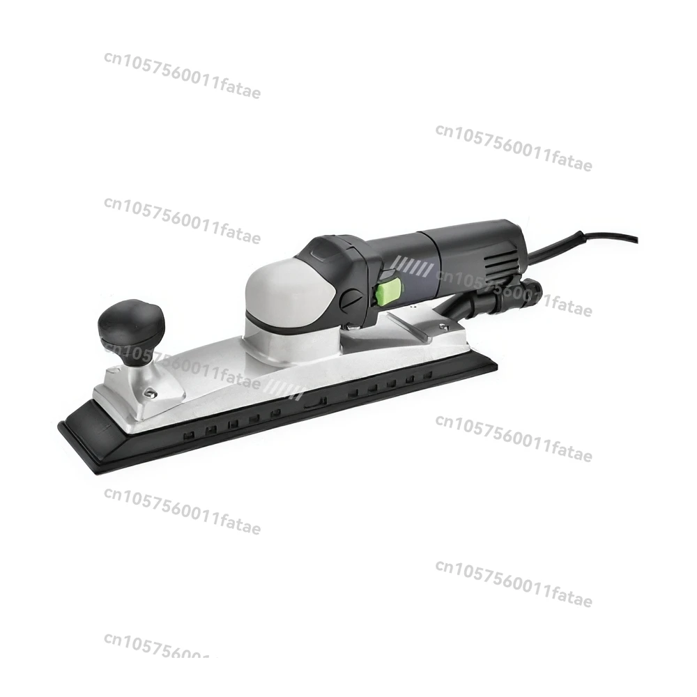 800W Industrial Woodworking Electric Variable Speed Square Long Base, 70x400mm Central Vacuum Track Sanding Machine