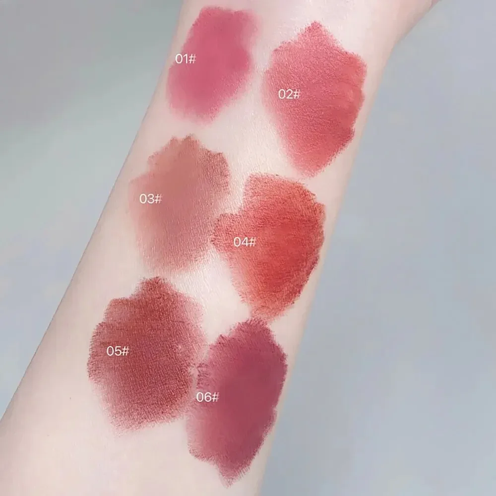 Velvet Matte galvanisierter Bären-Lippenstift, langlebiger, lichtbeständiger Lippenschlamm
