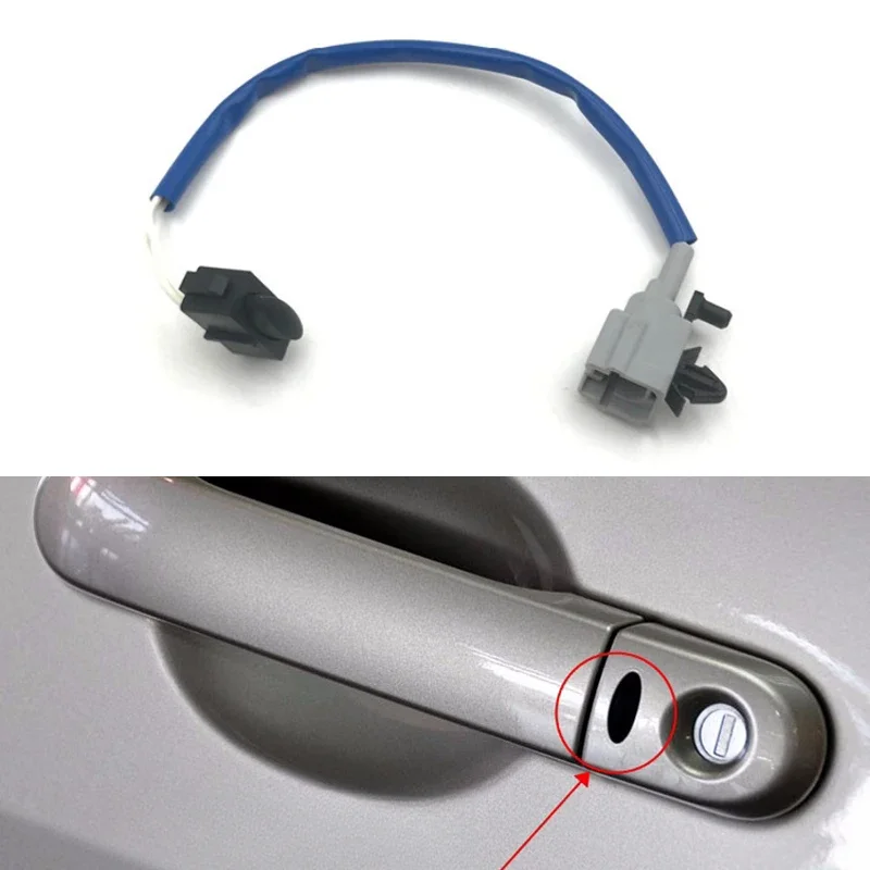 Klamka zewnętrzna czujnik dostępu bezkluczykowego przycisk przełącznika indukcyjnego dla Nissan Tiida Livina Micra K12 2004-2012