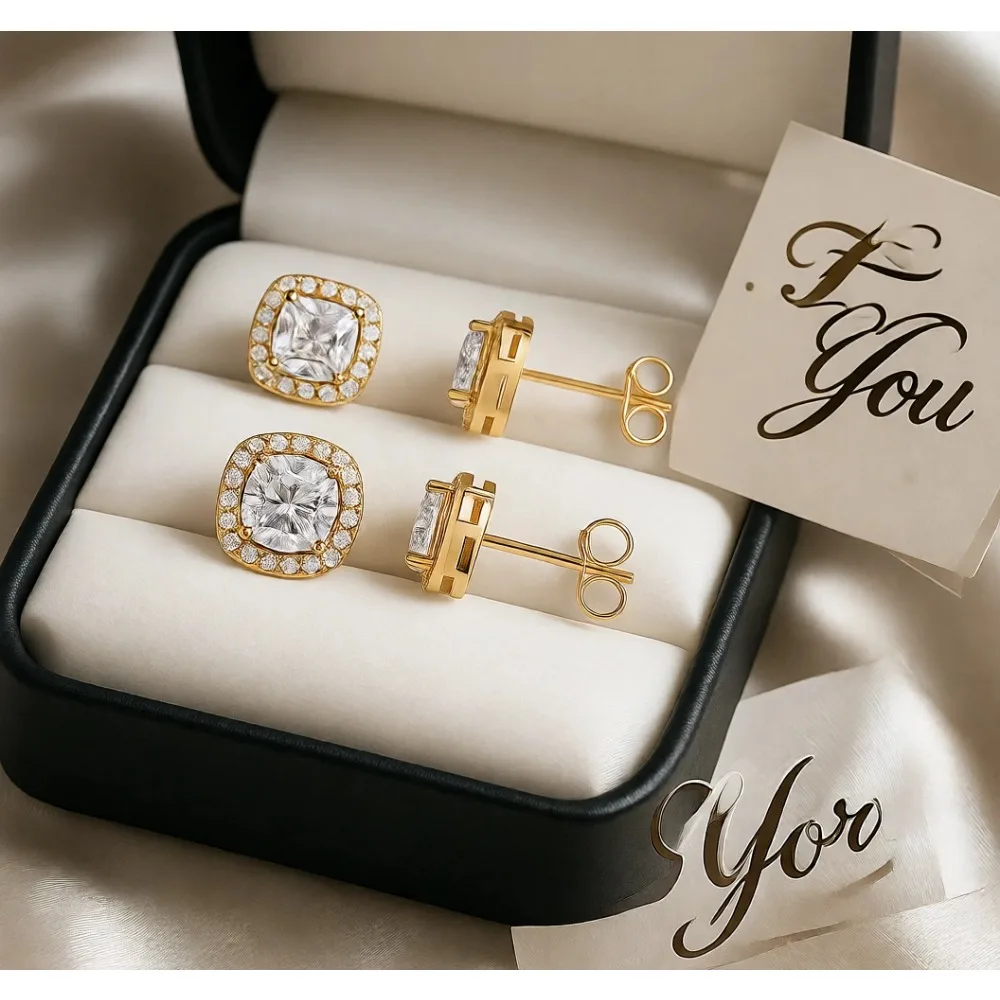 

Серьги-кольца с имитацией бриллиантов из серебра 925 пробы с позолотой 14K, премиум-класса, с кубическим цирконием, розового, белого и желтого цветов