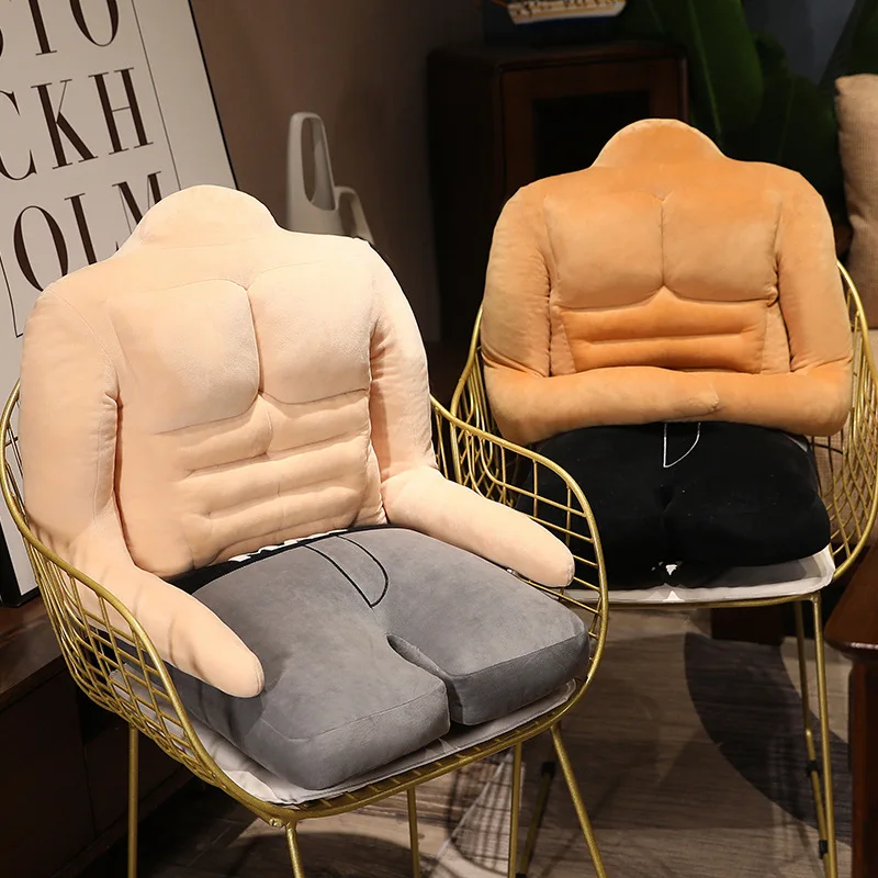 

Kawaii Plush Bread Big Muscle Man Woman Toys Pillow Soft Stuffed Animals Doll Sofa Chair Cushion For Boyfriend Girlfriend
