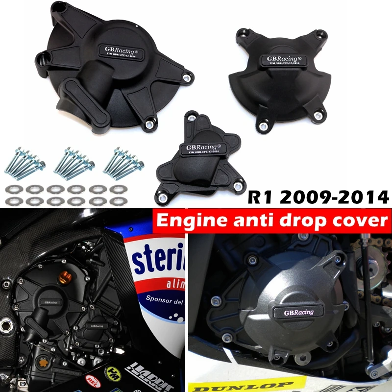 

Motorcycles Engine cover Protection case for case GB Racing For YAMAHA R1 2009 2010 2011 2012 2013 2014