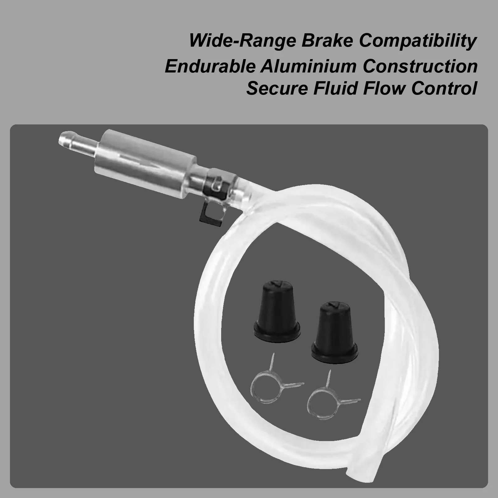 

Brake Bleeder Tube Single Way Check Valve Bleeding Hose Long-Lasting Clutch Fluid Replacement Tools For Vehicle SUV Motorcycle