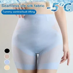 Ultra-Thin Cooling Tummy Control Shapewear No Trace Ice Silk Body Shaping Panties Ultra Thin Tummy Tucking Hip Lifting Shapewear